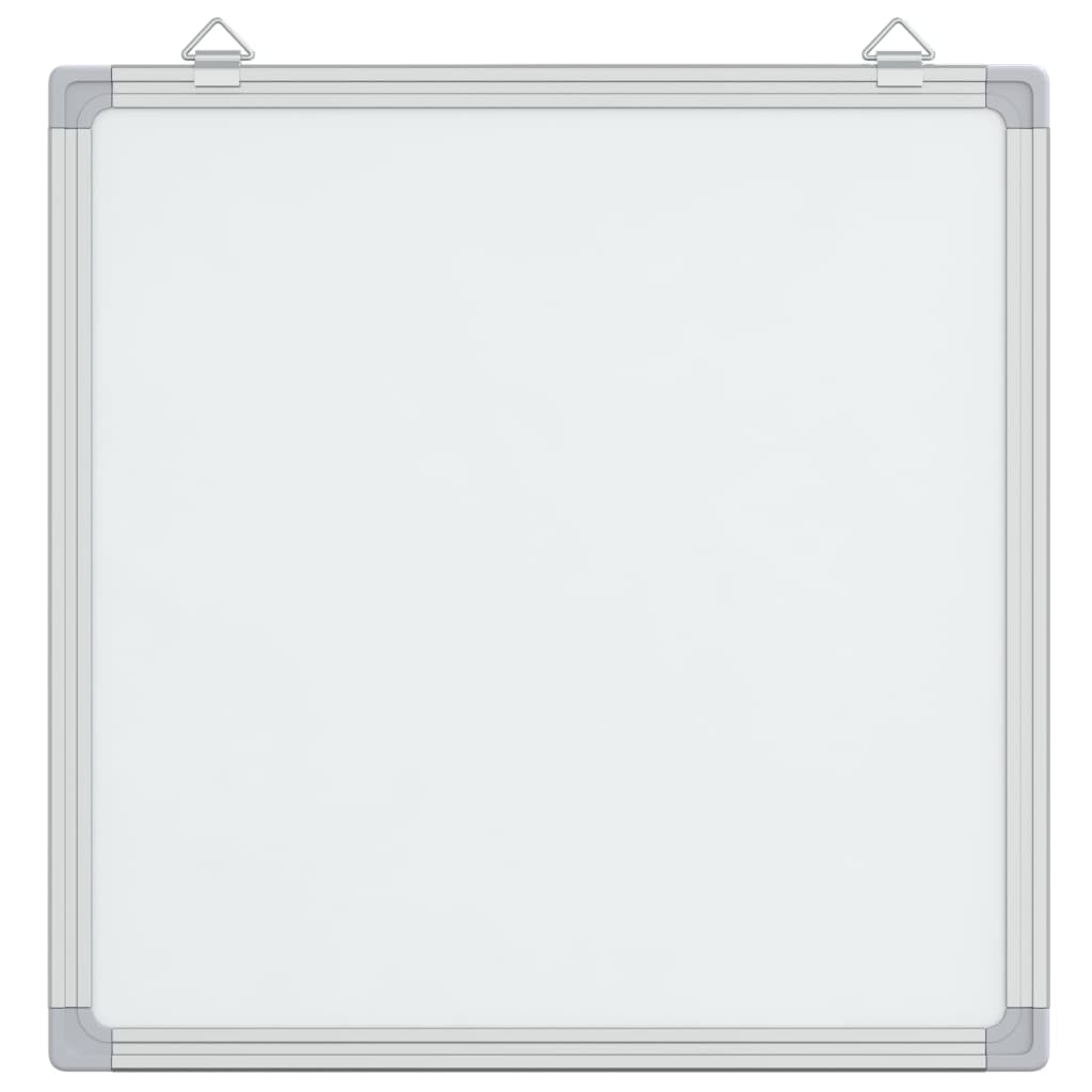 VidaXL Whiteboard magnetisch 60x60x1,7 cm aluminium