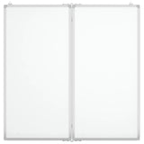 VIDAXL Whiteboard Magneticamente pieghevole 80x80x1.7 cm in alluminio