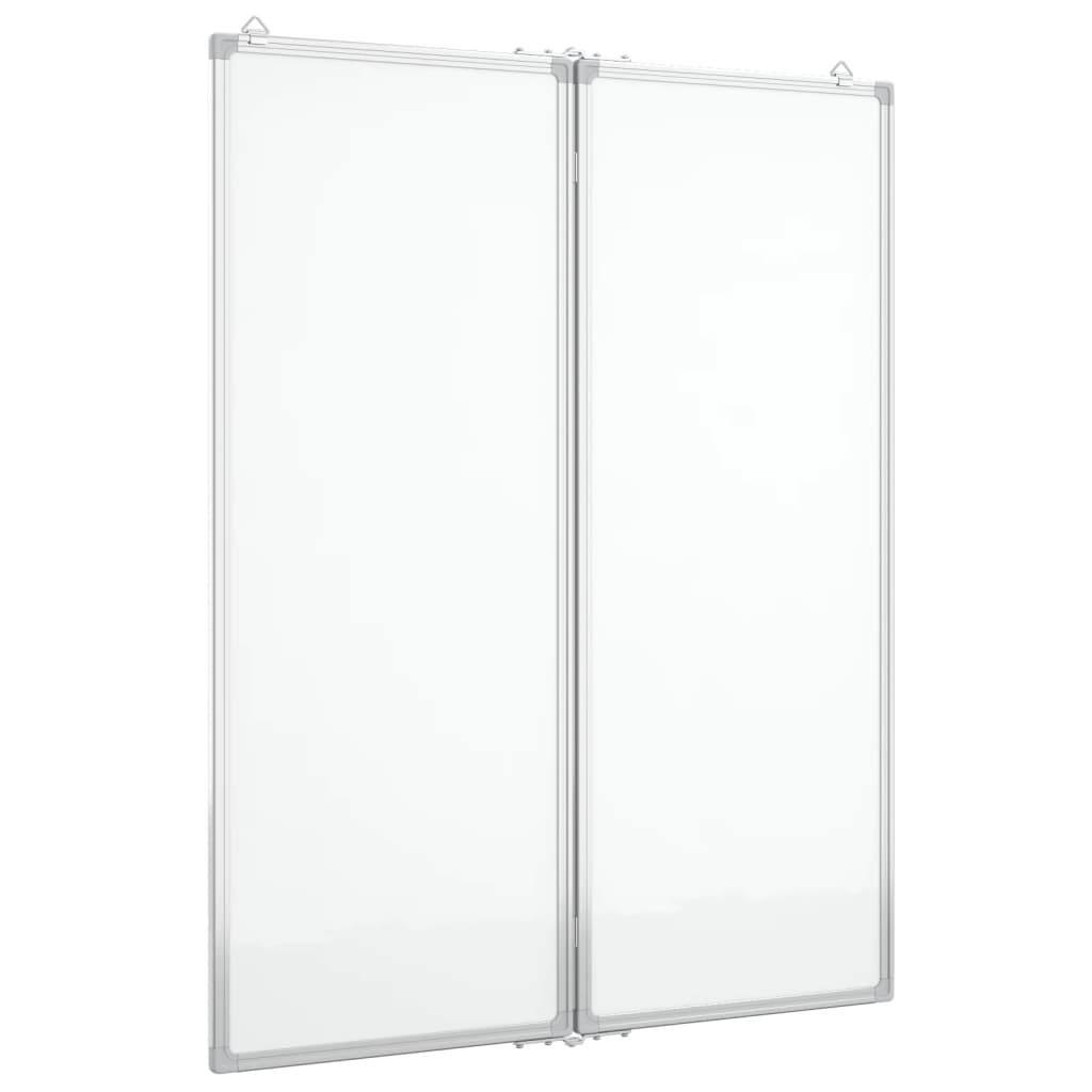 Vidaxl whiteboard magnetiskt vikbar 80x100x1,7 cm aluminium