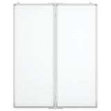 VidaXL Whiteboard magnetisch inklapbaar 80x100x1,7 cm aluminium