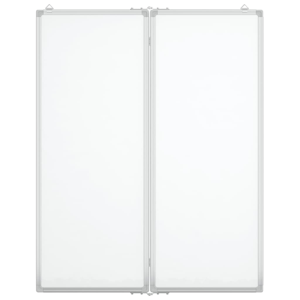 Vidaxl whiteboard magnetiskt vikbar 80x100x1,7 cm aluminium