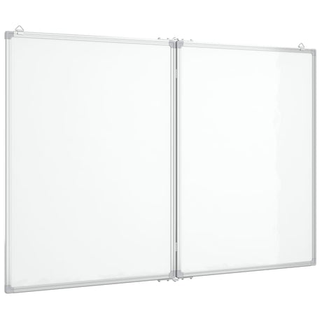 VidaXL Whiteboard magnetisch inklapbaar 100x80x1,7 cm aluminium