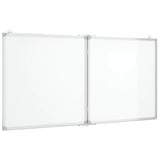 VidaXL Whiteboard magnetisch inklapbaar 120x60x1,7 cm aluminium