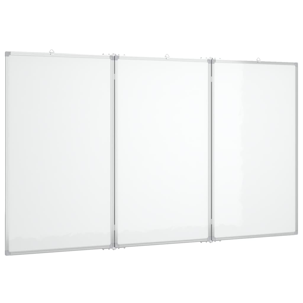 Vidaxl Whiteboard Magnetisk sammenfoldelig 120x100x1,7 cm aluminium