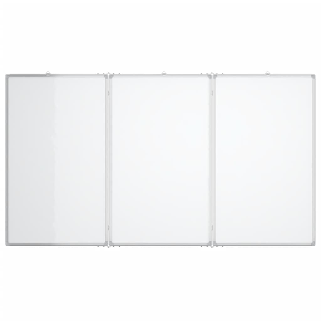 Vidaxl Whiteboard Magnetically foldable 120x100x1.7 cm aluminum