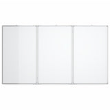 Vidaxl Whiteboard Magnetically foldable 120x100x1.7 cm aluminum