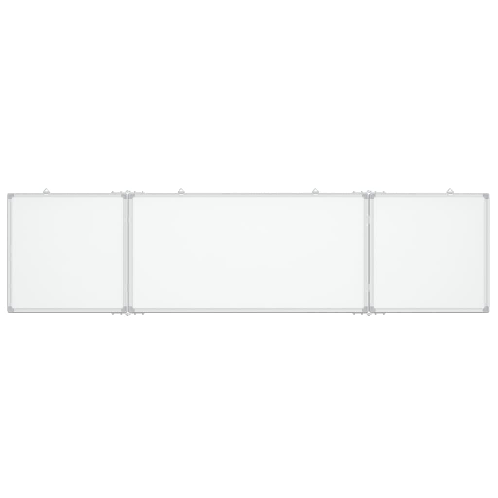 Vidaxl Whiteboard Magnetisk sammenfoldelig 160x40x1,7 cm aluminium