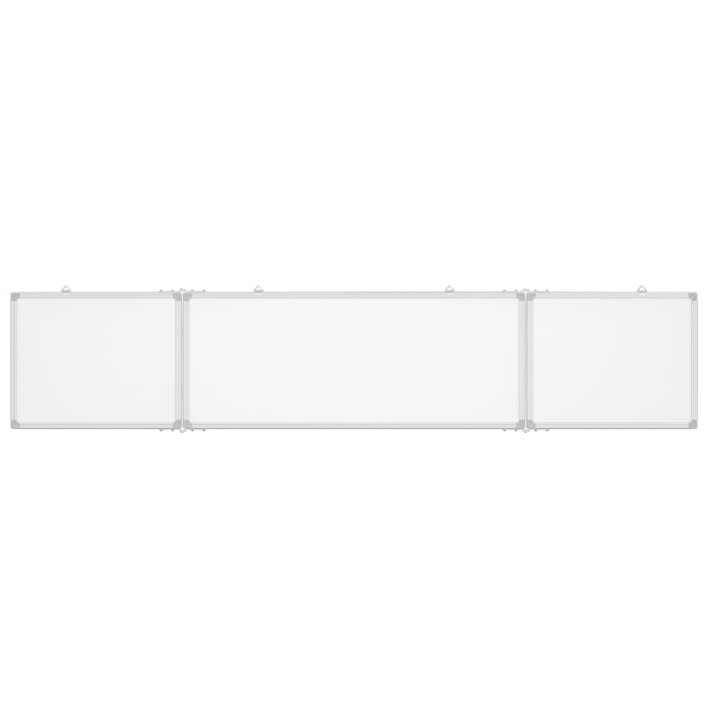 Vidaxl Whiteboard Magnetisk foldning 200x40x1,7 cm aluminium