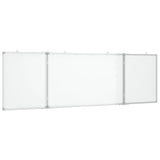 Vidaxl Whiteboard Magneticamente pieghevole 160x50x1,7 cm in alluminio