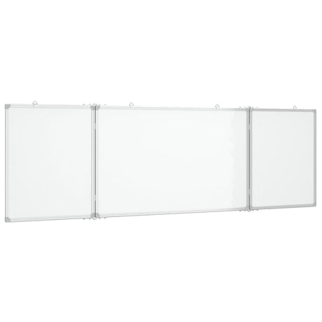 VidaXL Whiteboard magnetisch inklapbaar 160x50x1,7 cm aluminium