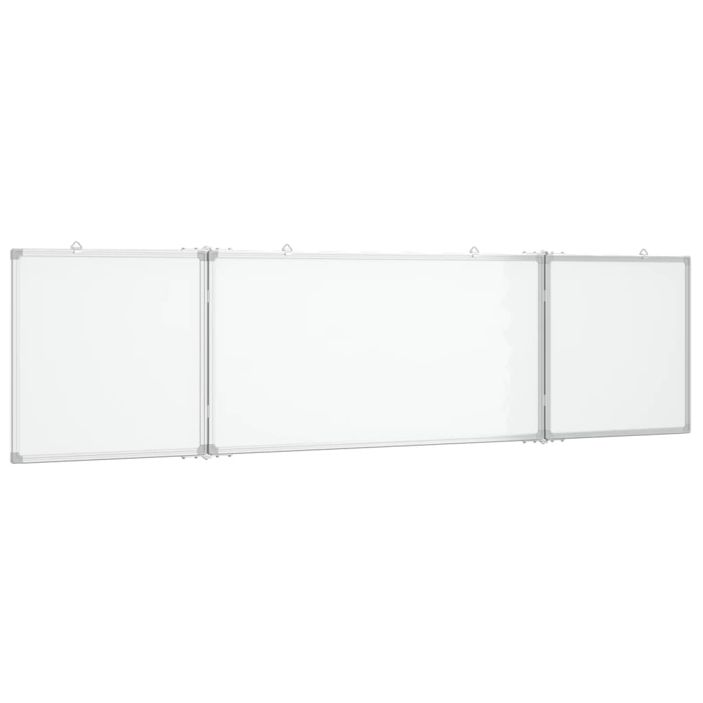 Pizarra Vidaxl magnéticamente plegable 200x50x1.7 cm de aluminio