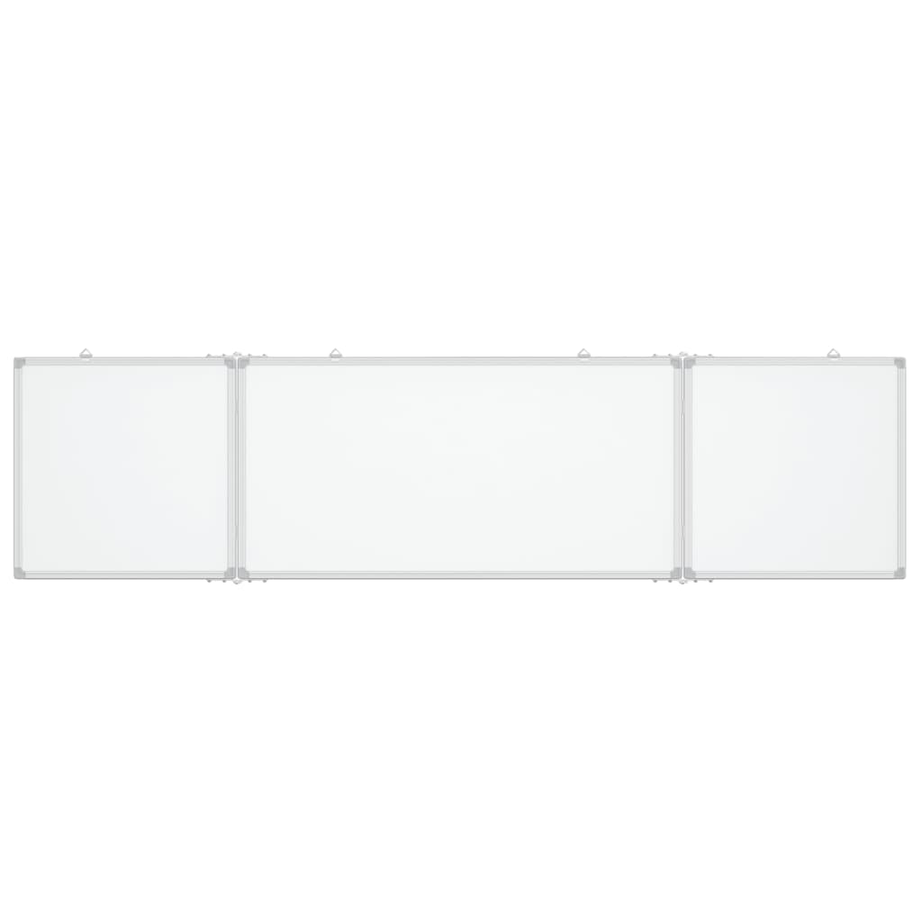 Vidaxl tavle magnetisk sammenleggbar 200x50x1,7 cm aluminium