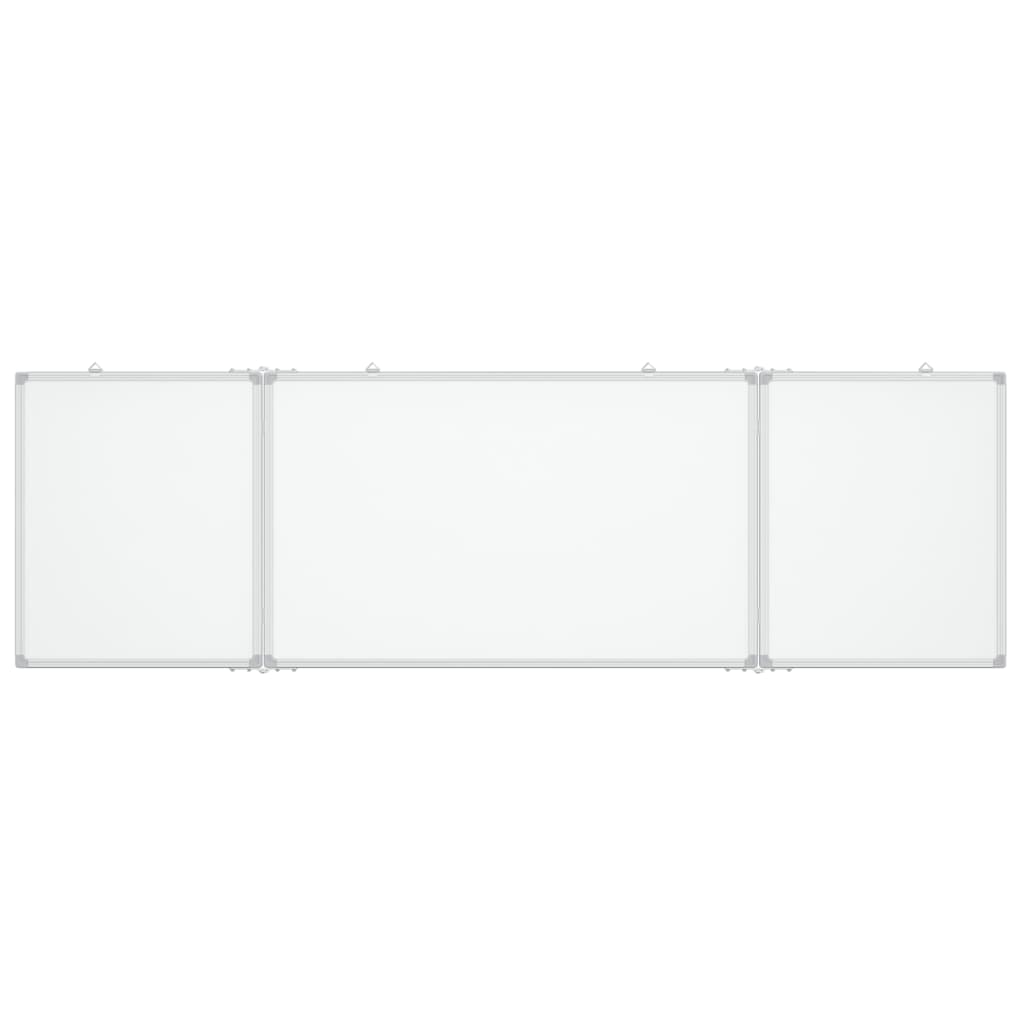 Vidaxl Whiteboard magnetesch klappt 160x60x1.7 cm Aluminium