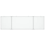 VidaXL Whiteboard magnetisch inklapbaar 160x60x1,7 cm aluminium