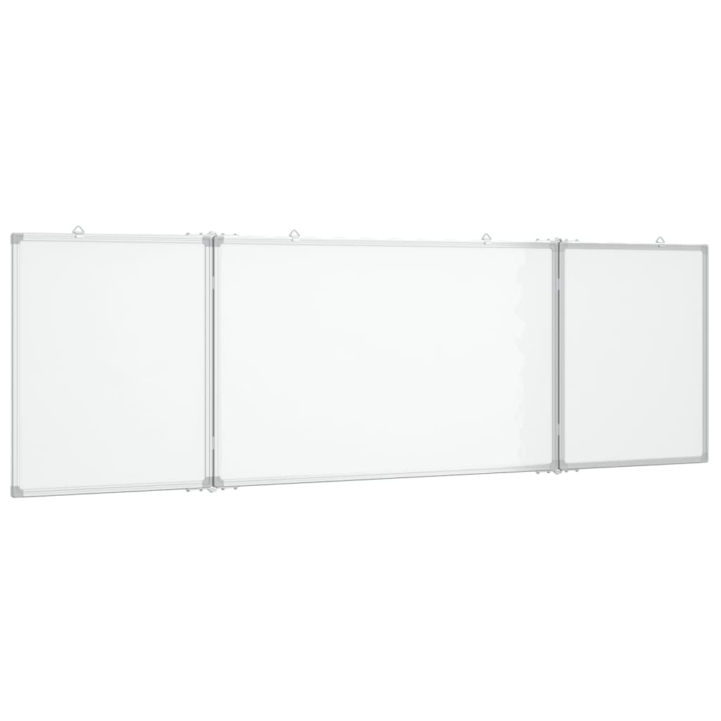 Vidaxl Whiteboard Magnetycznie składanie 200x60x1,7 cm aluminium