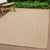 Vidaxl vloerkleed zizur binnen en buiten 80x200 cm jute look