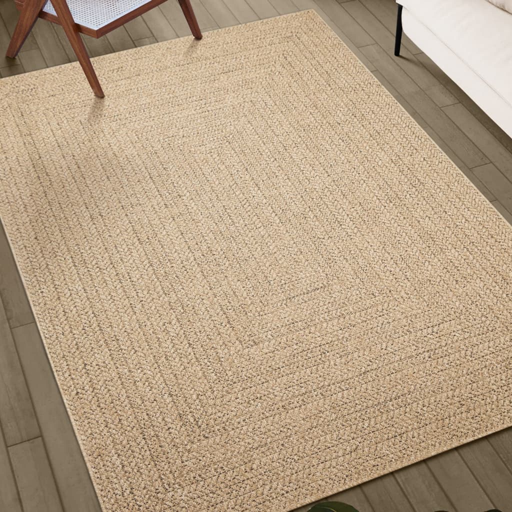 Vidaxl vloerkleed zizur binnen en buiten 80x250 cm jute look