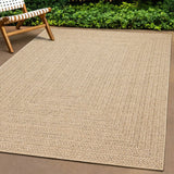 Vidaxl Rug Zizur inde og uden for 240x340 cm jute look