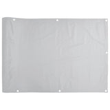 Vidaxl Balkonisbild 1000x75 cm pvc gro