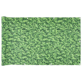 Vidaxl balkonscherm plantpatroon 300x75 cm pvc groen