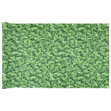 Vidaxl balkonscherm plantpatroon 500x75 cm pvc groen