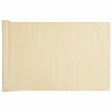 Vidaxl Balkon Bildschirm 700x90 cm PVC Cream -Colored