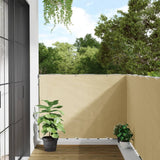 Écran de balcon Vidaxl 700x120 cm PVC Cream -Colored