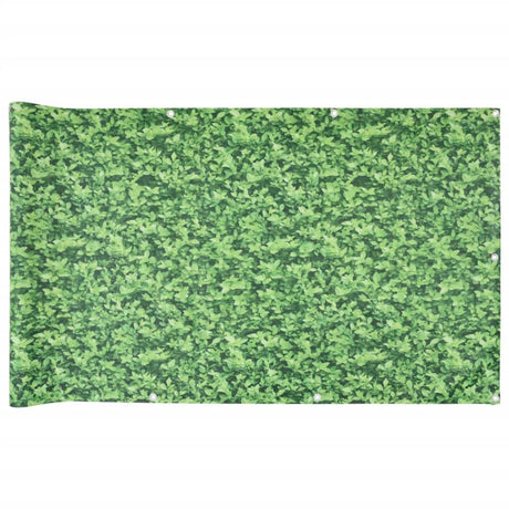 VidaXL Balkonscherm plantpatroon 800x120 cm PVC groen