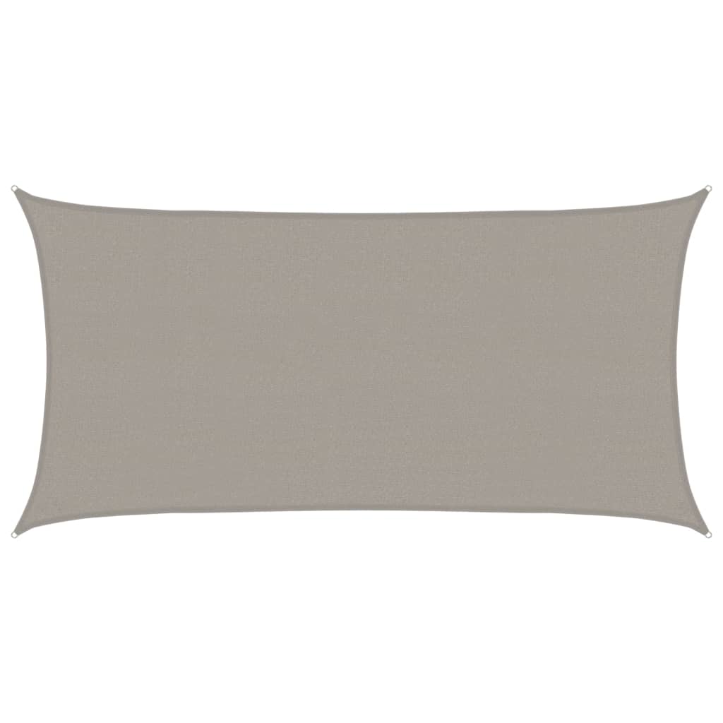 Vidaxl Zonnezeil 160 g m² rectangulaire 2,5x4,5 m gris clair HDPE