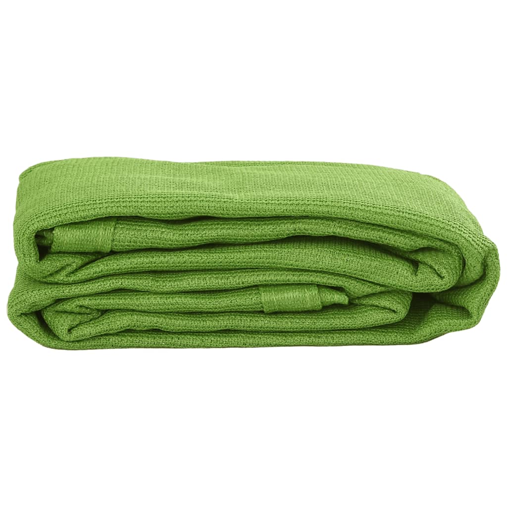 Tapis de tente Vidaxl 250x550 cm en vert HDPE vert