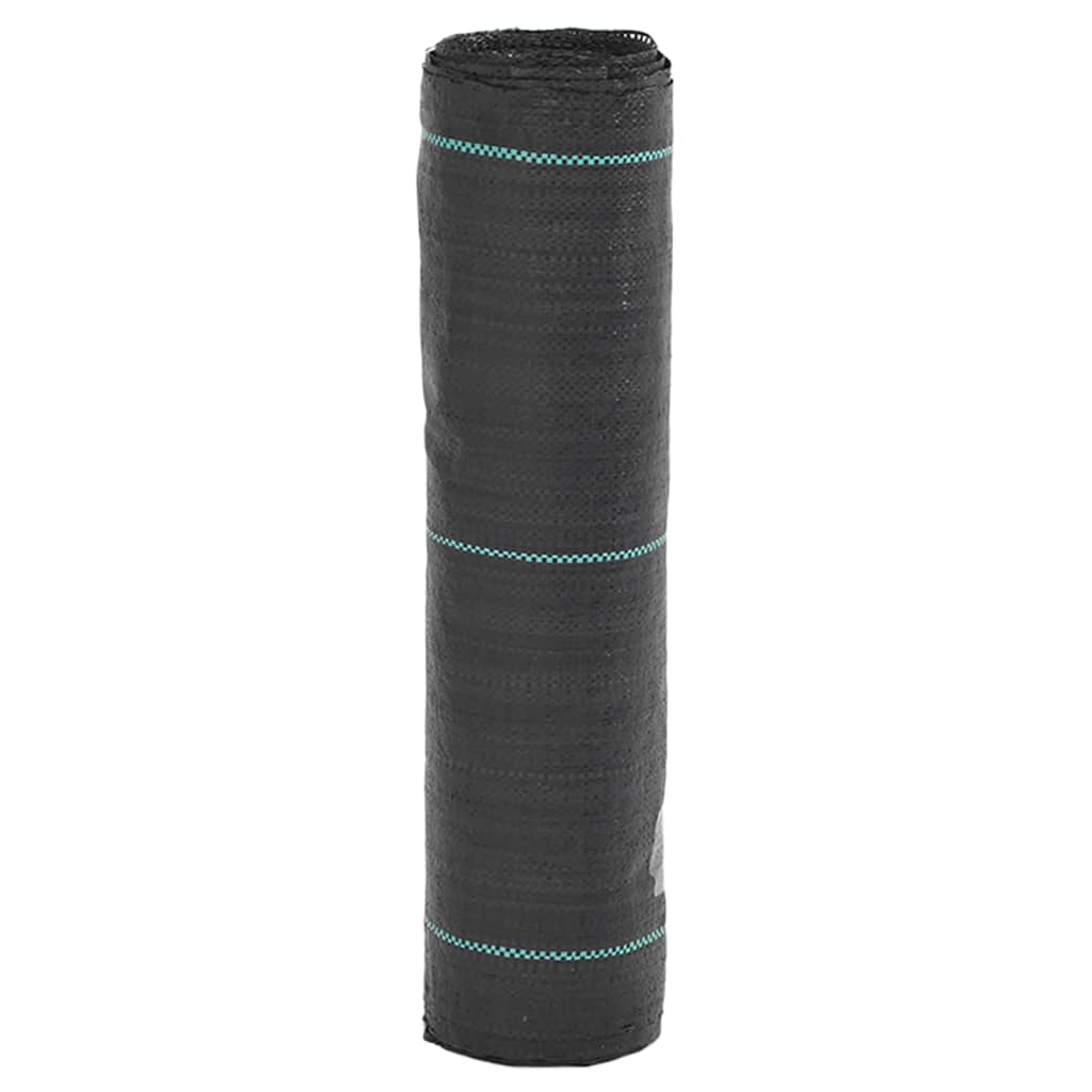 Vidaxl Carrot tissu 0,5x200 m de polypropène noir