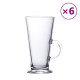 Vidaxl Latteglas con mango 6 piezas 250 ml