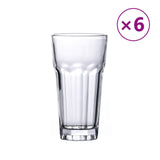 VidaXL Bierglazen 6 st 310 ml