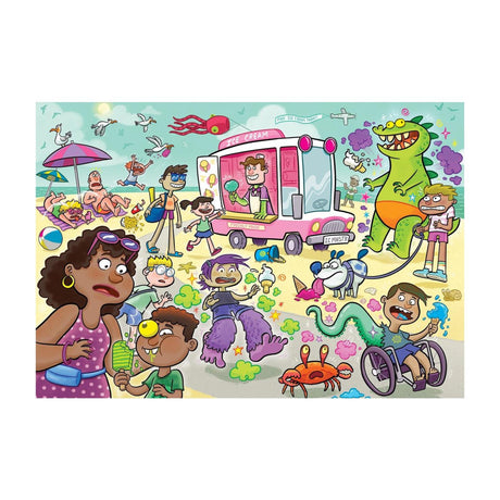 Jumbo wasgij junior - ijskoude kreten! - 240 stukjes - legpuzzel voor kinderen