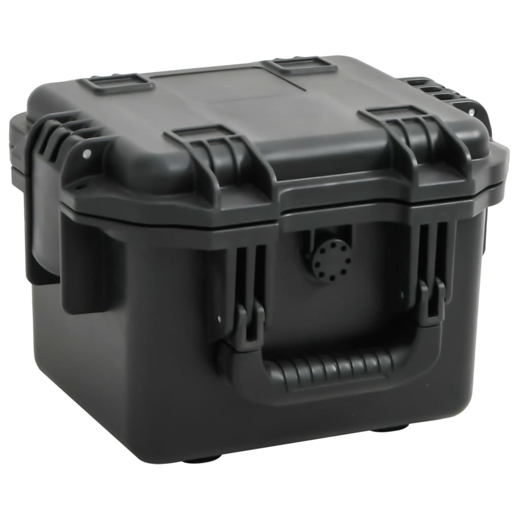 Vidaxl flightcase draagbaar 30x24,5x20 cm pp zwart