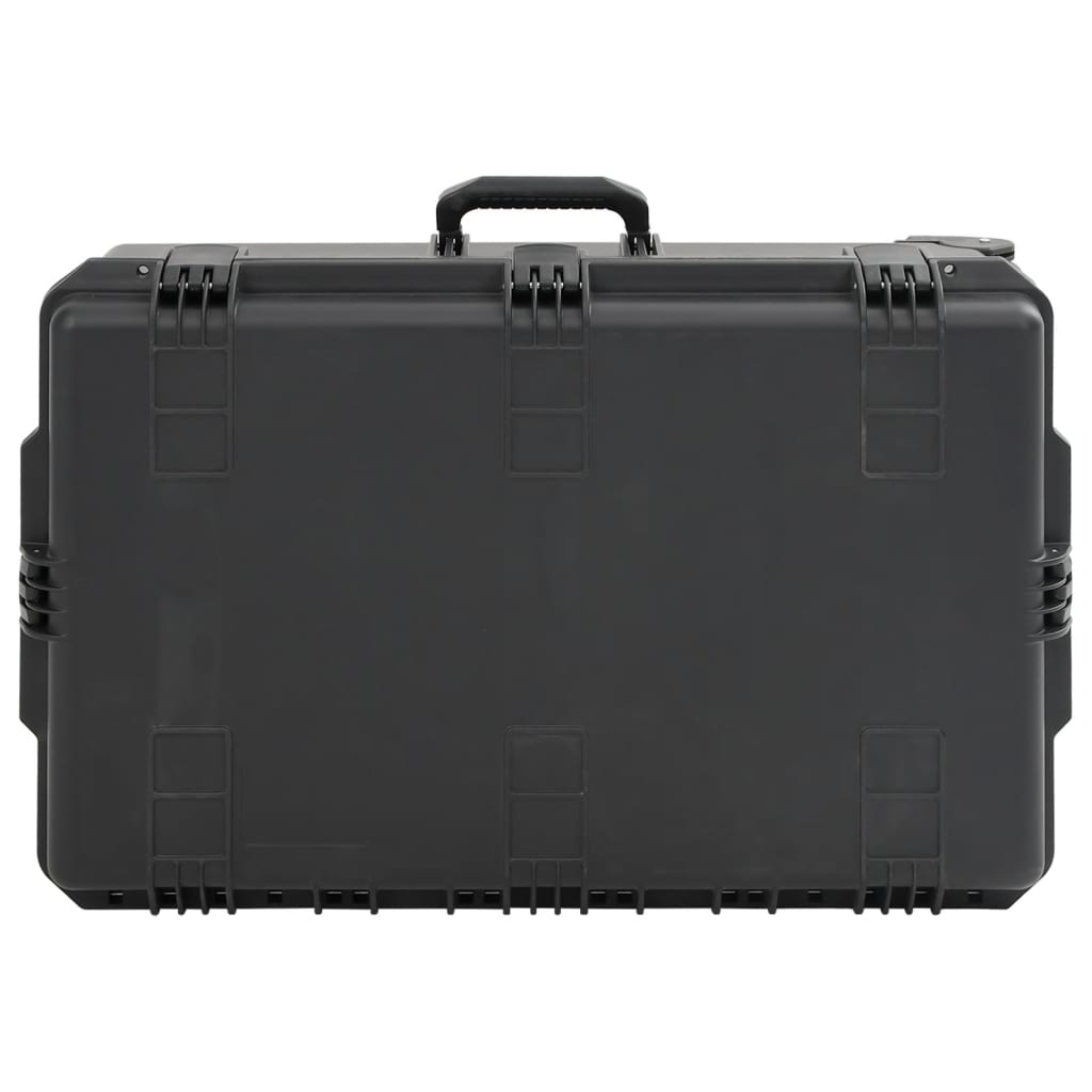 Vidaxl flightcase draagbaar 79,5x51,5x30,5 cm pp zwart