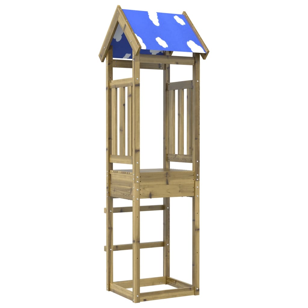 VidaXL Speeltoren 52,5x46,5x208 cm geïmpregneerd grenenhout