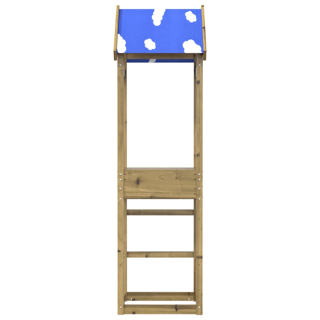 Vidaxl Play Tower 52.5x46.5x195 cm impregnert furu