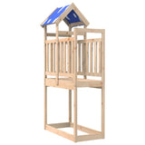 Vidaxl Play Tower 110.5x52.5x215 cm de pino sólido