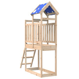 VidaXL Speeltoren met ladder 110,5x52,5x215 cm massief grenenhout