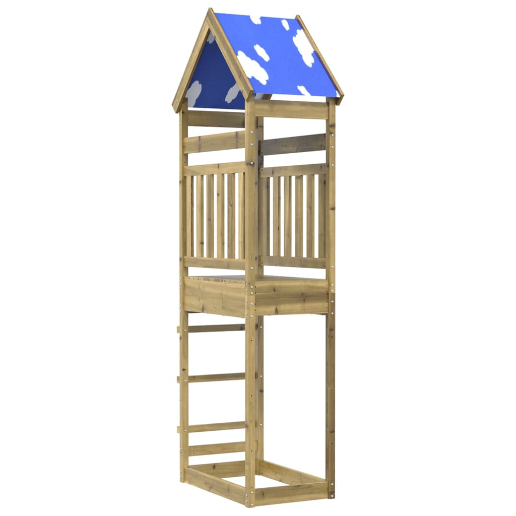 Vidaxl Play Tower 85x52.5x265 cm Pine imprégnée