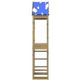 Vidaxl Play Tower med klatrevegg 85x52.5x265 cm impregnert tre