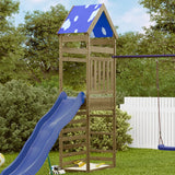 Vidaxl Play Tower med klatrevegg 85x52.5x265 cm impregnert tre