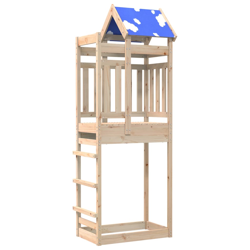 Vidaxl Play Tower 85x52.5x239 cm Pine solide