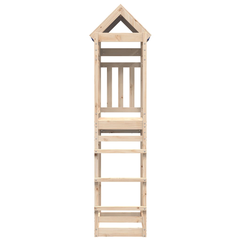 Vidaxl Play Tower 85x52.5x239 cm Solid fyrretræ