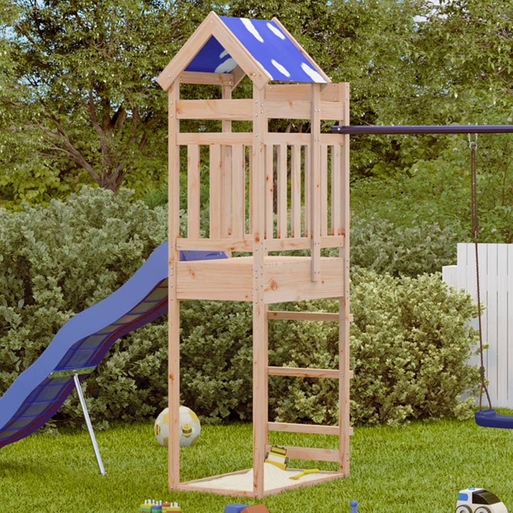 Vidaxl Play Tower 85x52.5x239 cm Pine solide