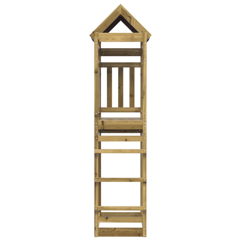 Vidaxl Play Tower 85x52.5x239 cm impregnert furu