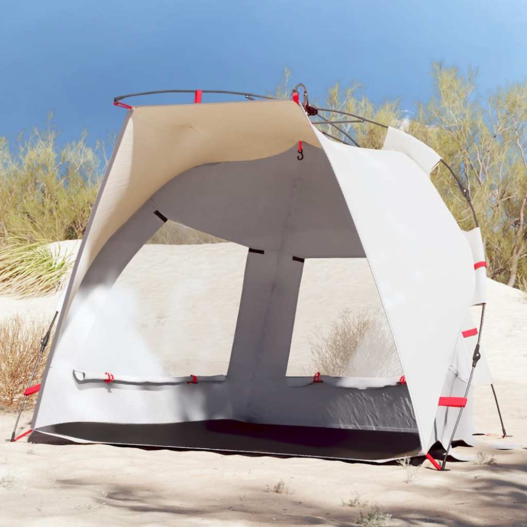 VidaXL beach tent 2-person waterproof fast-release gray