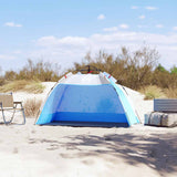 Vidaxl Beach Tent 2 Personne étanche à libération rapide Azure Bleu