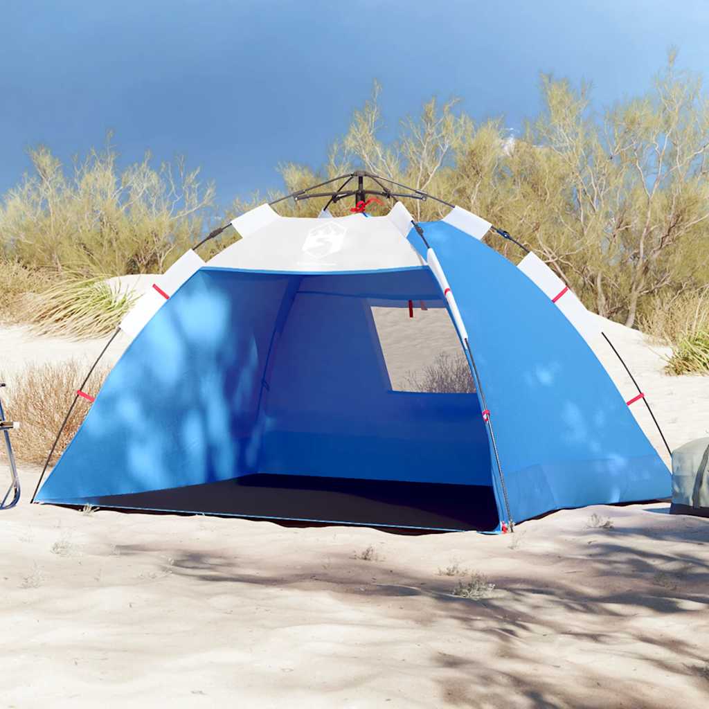 Vidaxl Beach telt 2-person vanntett hurtigutgivelse Azure Blue